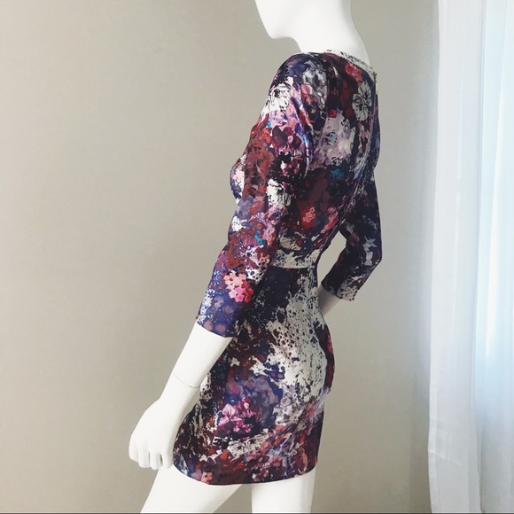 H&M • Floral Print Satin Dress - Picture 8 of 8